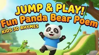 “Playful Panda Poem 🐼 | English Nursery Rhyme for Kids”#kidspoem #kidssongs #poem        #funny #fun