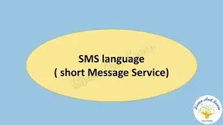 SMS Language ( short message service) Std. 8th Scholarship Examination.