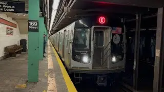 R160 E & F Train Action at 169 Street (E to Jamaica-179 St)