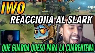 IWO REACCIONA AL SLARK DE NDREEZY QUE GUARDA SU QUESO PARA COMER EN CUARENTENA - DOTA 2