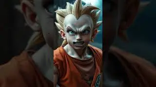 AI-Generated DBZ: The Weirdest Version of Dragon Ball Yet!  #aigeneratedart #aiart #dbz #goku #vegta
