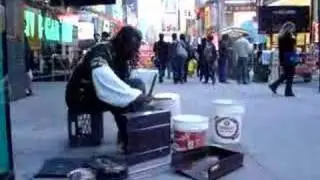 Amazing street drummer  from New York City #1