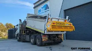 MBE Aggregate Spread with Twin-Lift Tailgate
