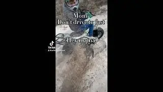 Don&rsquo;t Worry I&rsquo;m a Professional #kids #atv #4wheeler #funny #stuck