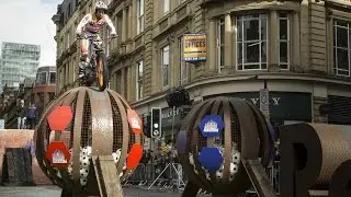 Urban Trials Riding on Unusual Obstacles - Red Bull City Trial