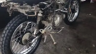 Custom Vintage Trail Suzuki Thunder 125 cc