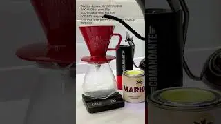 Manual Brewing exotic esmeralda coffee from newav with SAI dripper c70