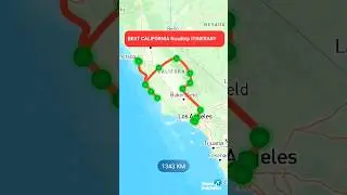 BEST ROADTRIP ITINERARY FOR CALIFORNIA,  US