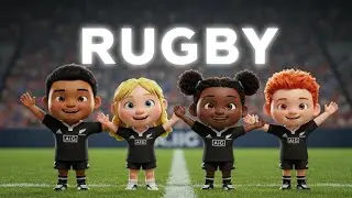 RUGBY COM OS AGITADINHOS - APRENDA AS LETRAS DO ALFABETO NOS EPORTES CANTANDO COM A GENTE