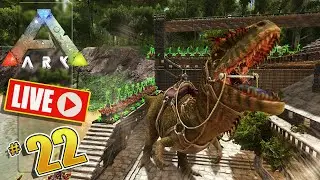 S&Eacute;RIE ARK: THE ISLAND #22 ( Domando Carcharodontosaurus ) - LIVE - PT BR
