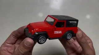 Unboxing Thar Die-Cast Pull Back Car Miniature Model 