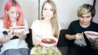 PDRさんとみめいロシア料理初体験♡Борщ с Мимей и ПДРом☆スペシャルゲストシナモン