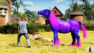 Arthur Tames a Rare Vibrant Dream Twister Horse After the Greys Fight at Calliga Hall 🌈🐎