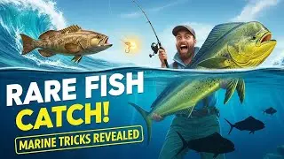 Master Marine Tricks to Catch Rare Fish!#RareFishCatch #MarineFishingTips #ProFishingTricks#fishing 