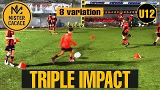 TRIPLE IMPACT - Flow + Control + Direction | 8 Variation | U12+ Football Training