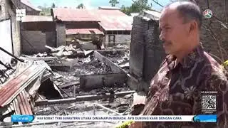 Korban Kebakaran Hebat di Desa Lau Tawar Dairi Masih Tinggal Menumpang 