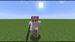 Minecraft Custom Npc + Fresh Animation Test (1.20.1)