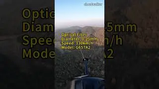 Strong EMF Jammer Beater!Fiber Optic Transmission,Lossless Visuals,Pinpoint Control!#uav#fpv #fiber