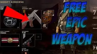 Cod WW2- How To Get Free Epic Gun + Gameplay