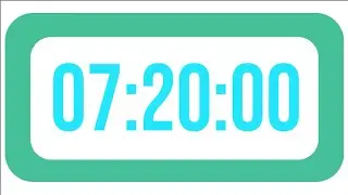 440 Minutes 07 20 HoursCountdown  Timer Clock with Alarm Sound⏰🔔