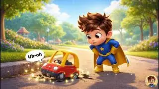 SparkBoy ✨ saves CAR 🚗 | Kids Cartoon | Super Hero Cartoon | Mission⚡| Car Rescue