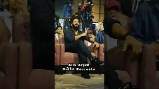 Allu Arjun outfit recreate 🤩🔥||#alluarjun #rashmika #pushpa2 #peelingsong #fashion #mensfashion #aa