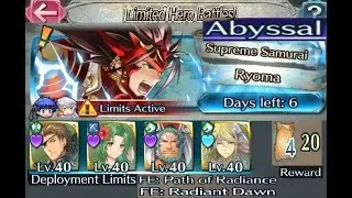 Битва с отрядом Limited: против Legend! Рёма - Abyssal (с отрядами F2P, SI и печатями)