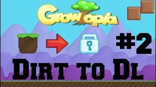 Growtopia | Dirt to Dl #2 | Brown block