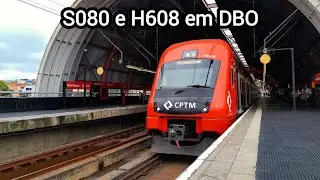 CPTM | TUE CAF S&eacute;rie 8000 (S080) e TUE CAF S&eacute;rie 8500 (H608) Na Esta&ccedil;&atilde;o Dom Bosco