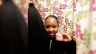 NATURAL PONYTAIL HAIRSTYLE | Style Factor Edge Booster Gel & Temporary Kinky Ponytail #PRODUCTREVIEW