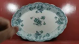 Antique Chatsworth Ford And Sons Chatsworth Platter #antiques #antiquechina made circa 1890