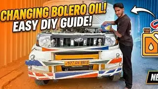 Aaj Hum Bolero Ka Oil Change Karne Ghai 🚚