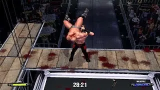 Pro Wrestling X Scaffold Match