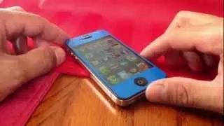Anti Glare Front Back colored Screen Protector Cover Guard for iPhone 4 4S 4G new look