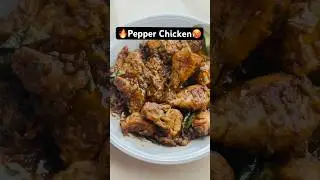 🔥 Pepper Chicken gravy 🥵with Special Masala