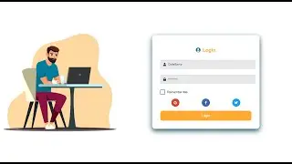 Create Animated Login Page using HTML CSS JS | HTML CSS JS Tutorial