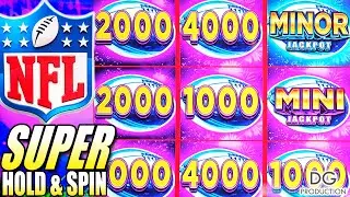 😲RARE SUPER HOLD & SPIN NFL SUPER BOWL LINK BIG WIN SLOT MACHINE KANSAS CITY CHIEFS LAS VEGAS 2024