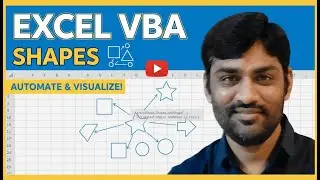 Excel VBA में Shape कैसे Generate करवाते हैं | Excel VBA में Shape के साथ GAME बनाना सीखे |