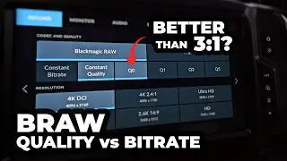 BRAW Compression Test | Constant Quality vs Constant Bitrate