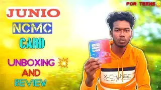💳JUNIO NCMC CARD UNBOXING 💥 #junio #viralvideos 