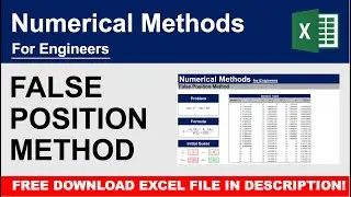 False Position (Regula Falsi) Method | Numerical Methods for Engineers