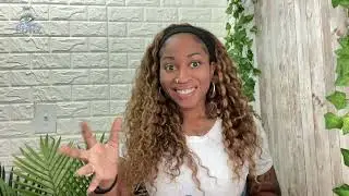20 INCH HONEY BLONDE HIGHLIGHTED CURLY HEADBAND WIG👑 Wig Try-on & Review | EmpressHairLukz 👑