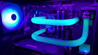 Corsair Carbide Quiet 400C Custom Loop Gaming PC Build Montage (Retro)