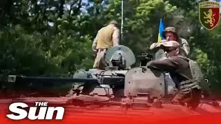 Ukrainian soldiers of the 24 OMBr fight Russian troops on the ground