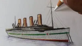 Como desenhar o Navio Britannic