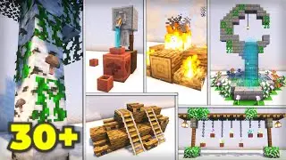 Minecraft: 30+ CottageCore Decoration Build Ideas and Hacks 🍄🌿✨