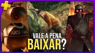 BOA SURPRESA! Joguei 3 Jogos da PS PLUS Algum Vale a Pena?