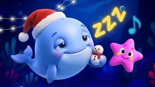 Baby Sleep Instantly 🎅💤 Christmas Lullaby & Silent Night 🎄 Calming Undersea Animation