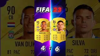 Van dijk vs Thiago Silva Fifa cards #eafc24 #fifa #easportsfc #fifa #vandijk #thiagosilva