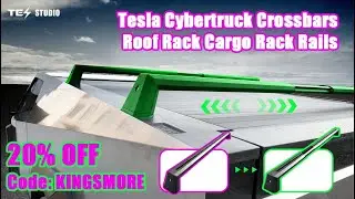 Tes Studio OEM Style Roof Crossbars for Cybertruck